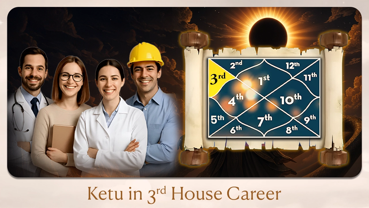 Ketu in 3rd house Career